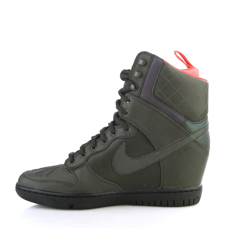 женские зеленые ботинки Nike WMNS Dunk Sky Hi 2 Sneakerboot Reflective 807401-300 - цена, описание, фото 3